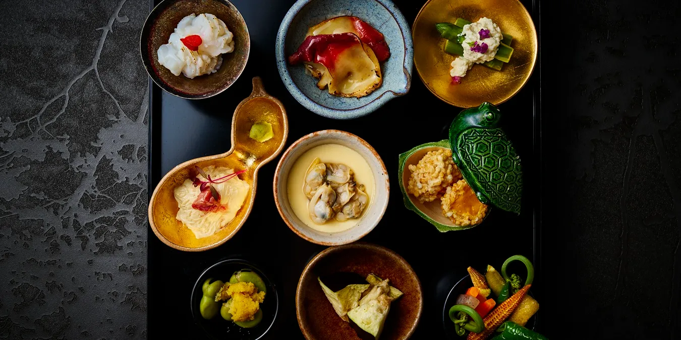 太閤膳（前菜九種盛り）